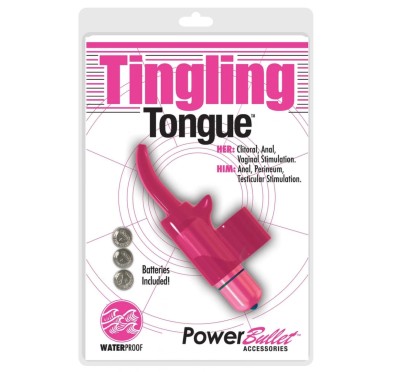 Wibrator na palec - PowerBullet Tingling Tongue Pink